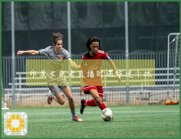 印度女记者直播时遇球迷干扰